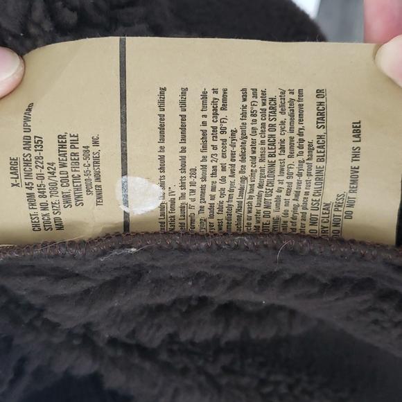 Vintage Deep Pile Military Jacket - Picture 11 of 12